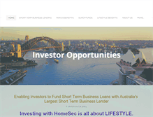 Tablet Screenshot of investoropportunities.com.au